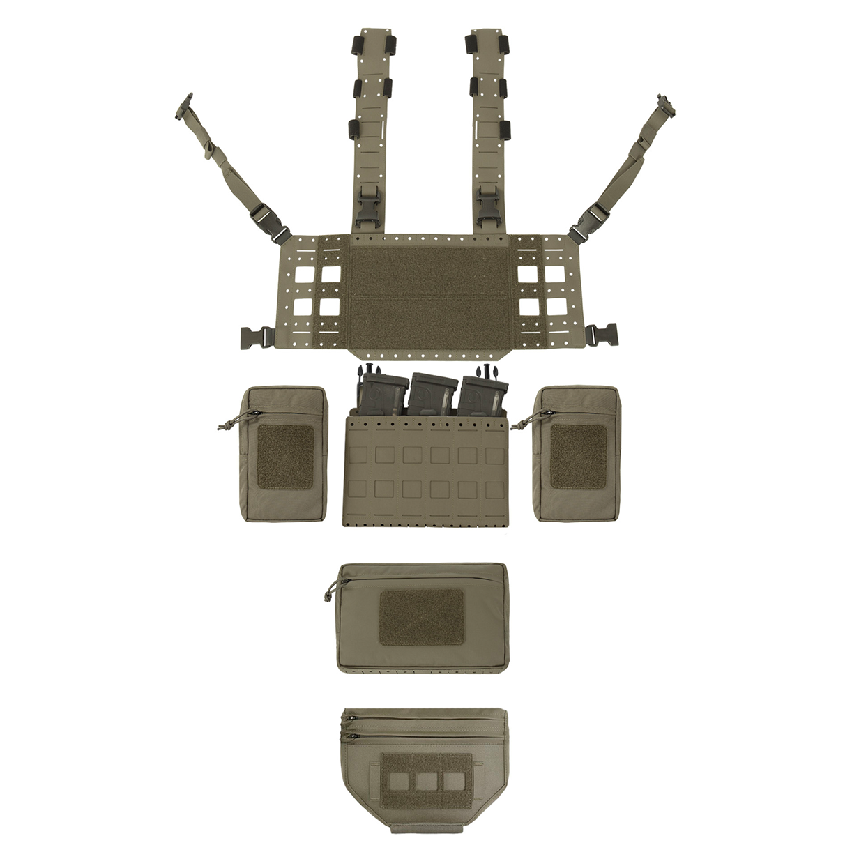 Warrior Assault Mk1 Modular Chest Rig | Ranger Green