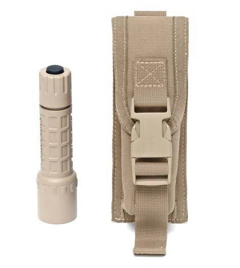 Warrior Assault CQB Suppressor/Flashlight Pouch | Coyote Tan